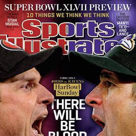 Harbowl Sunday There Will Be Blood Sports Illustrated Cover by Sports Illustrated