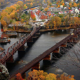 Harpers Ferry In The Fall by Image Courtesy Of Jeffrey D. Walters