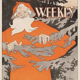 Harpers Weekly, Christmas 1894 by Edward Penfield