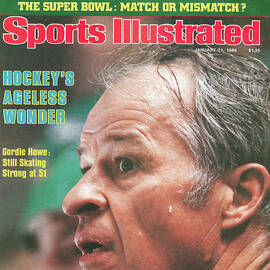 Hartford Whalers Gordie Howe Sports Illustrated Cover by Sports Illustrated