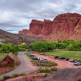 Historic barn in the Capitol Reef National Park, Utah by Miroslav Liska