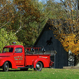 Historic Fire Truck, Sugar Hill, Nh by Heeb Photos