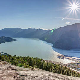 Howe Sound From The Summit Of The by Pierre Leclerc Photography