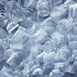 Ice Cubes, Full-frame by Herbert Lehmann
