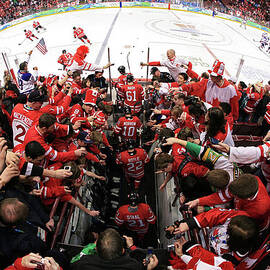 Ice Hockey - Day 10 - Canada V Usa by Bruce Bennett