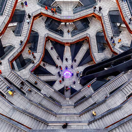 Inside the Hudson Yards Vessel NYC  II by Susan Candelario