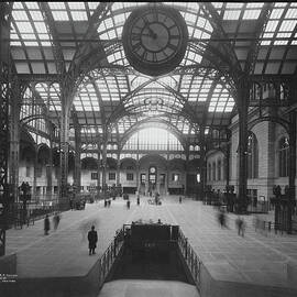 Interior Main Concourse Of Penn Station by The New York Historical Society
