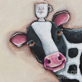 Irish Coffee Cow by Lucia Stewart