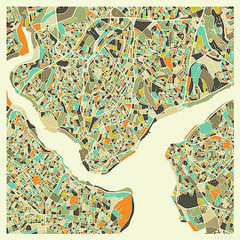 ISTANBUL MAP 1 by Jazzberry Blue