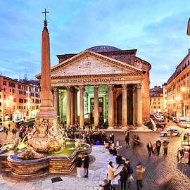 Italy, Latium, Roma District, Rome, Pantheon, Piazza Della Rotonda by Luigi Vaccarella