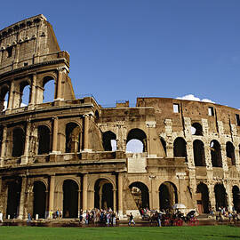 Italy, Rome, View Of Coliseum by Joanna Mccarthy