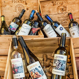 Italy, Tuscany, Livorno District, Maremma, Bolgheri, Detail Of Some Of The Most Famous Tuscan Wines by Massimo Borchi