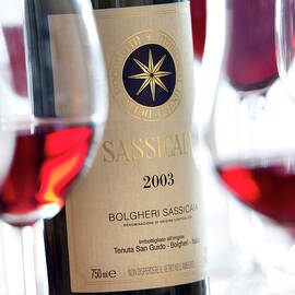 Italy, Tuscany, Livorno District, Maremma, Bolgheri, Sassicaia, One Of The Most Famous Italian Red Wine by Massimo Ripani