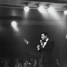 Johnny Mathis On Stage by Archive Photos