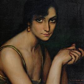 Julita Cerda by Julio Romero De Torres