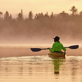 Kayaking, Birch Lake, Minnesota by Heeb Photos