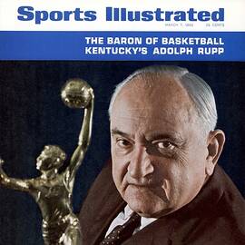 Kentucky Coach Adolph Rupp Sports Illustrated Cover by Sports Illustrated
