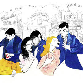La Boheme by Al Hirschfeld