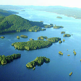 Lake George Narrows Looking North by Jerry Trudell The Skys The Limit