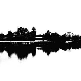 Lakeside Silhouette by Kevin Schwalbe