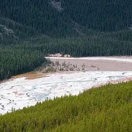 Landscape At Icefield Parkway, Jasper National Park, Rocky Mountains, Alberta, Canada by Brigitte Merz