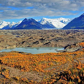 Landscape With Mountains & River by Bernd Rommelt