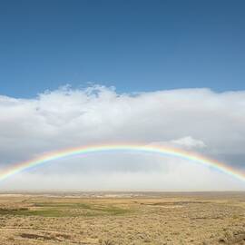 Landscape With Rainbow by Heeb Photos