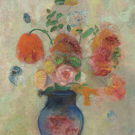 Large Vase with Flowers, circa 1912 by Odilon Redon