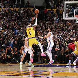 LeBron James Shoots to Break the All-Time Scoring Record by Andrew D. Bernstein