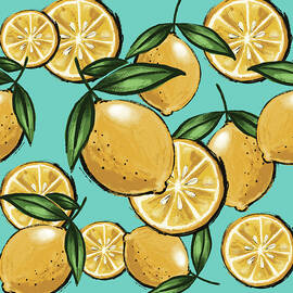Lemons And Teal by Curtis