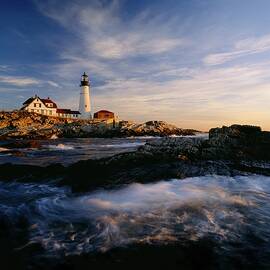 Lighthouse On Coast by Massimo Ripani