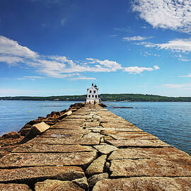 Lighthouse, Rockland, Maine by Claudia Uripos