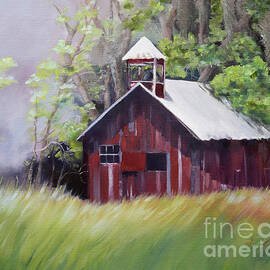 Little Red Schoolhouse - Lyndhurst Plantation - Florida by Jan Dappen