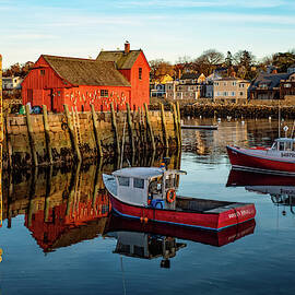Lobster Traps, Lobster Boats, and Motif #1 by Jeff Sinon