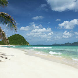 Long Bay And Belmont Point In Tortola by Cdwheatley