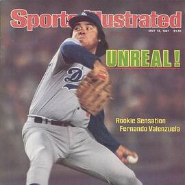 Los Angeles Dodgers Fernando Valenzuela... Sports Illustrated Cover by Sports Illustrated