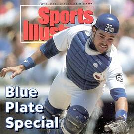 Los Angeles Dodgers Mike Piazza... Sports Illustrated Cover by Sports Illustrated