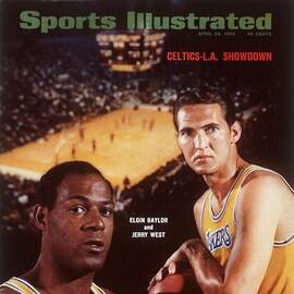 Los Angeles Lakers Elgin Baylor And Jerry West Sports Illustrated Cover by Sports Illustrated