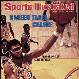 Los Angeles Lakers Kareem Abdul-jabbar Sports Illustrated Cover by Sports Illustrated