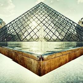 Louvre Museum In Paris by Massimo Ripani