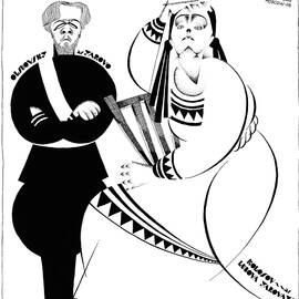 Lubova Yarovaya by Al Hirschfeld