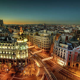 Madrid Cityscape by Cuellar