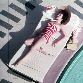 Mara Lane At The Sands by Slim Aarons