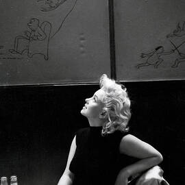 Marilyn Candid Moment by Michael Ochs Archives