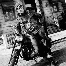 Marlon Brando In The Wild One by Bettmann