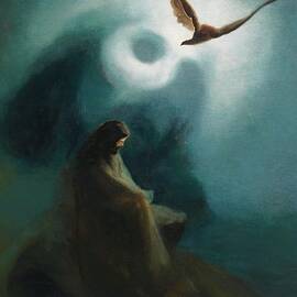 Martyr And Crucified, Son Helios by Karl Wilhelm Diefenbach