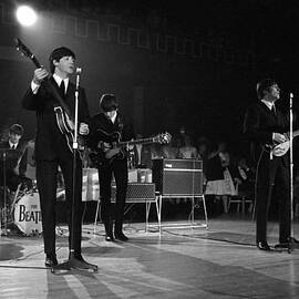 Members Of The Beatles Pop Group by Popperfoto