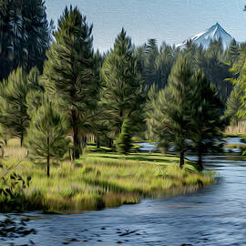 Metolius River Springs Oregon by Mary Lee Dereske