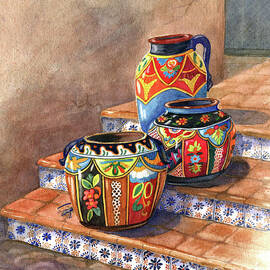 Mexican Pottery Still Life by Marilyn Smith