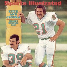 Miami Dolphins Jim Kiick And Larry Csonka Sports Illustrated Cover by Sports Illustrated